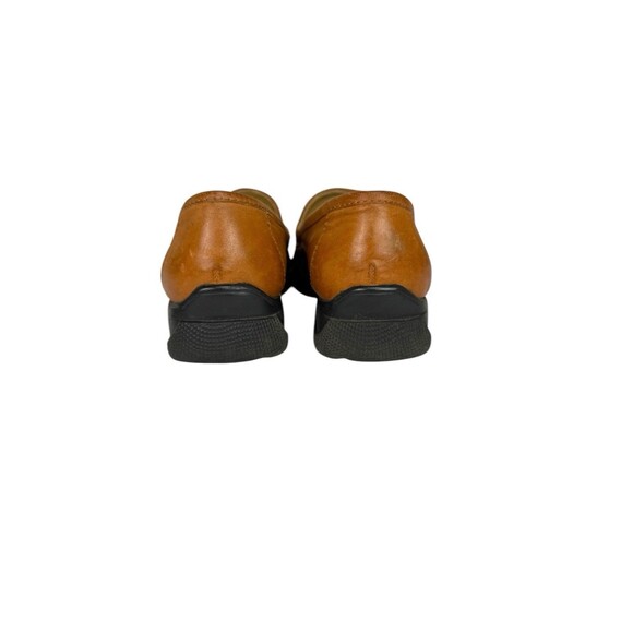 Crossroads Women's Leather Loafers Size 7.5 Carmel Brown Classic Slip-On Flats - Picture 6 of 9